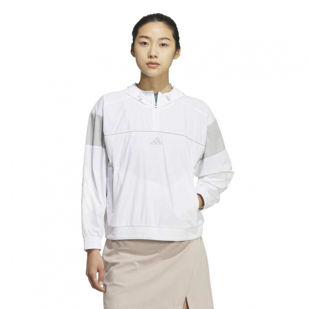 adidas Ladies' Golf Wear Beyond The Course Color Block Water-Repellent Anorak KB5672