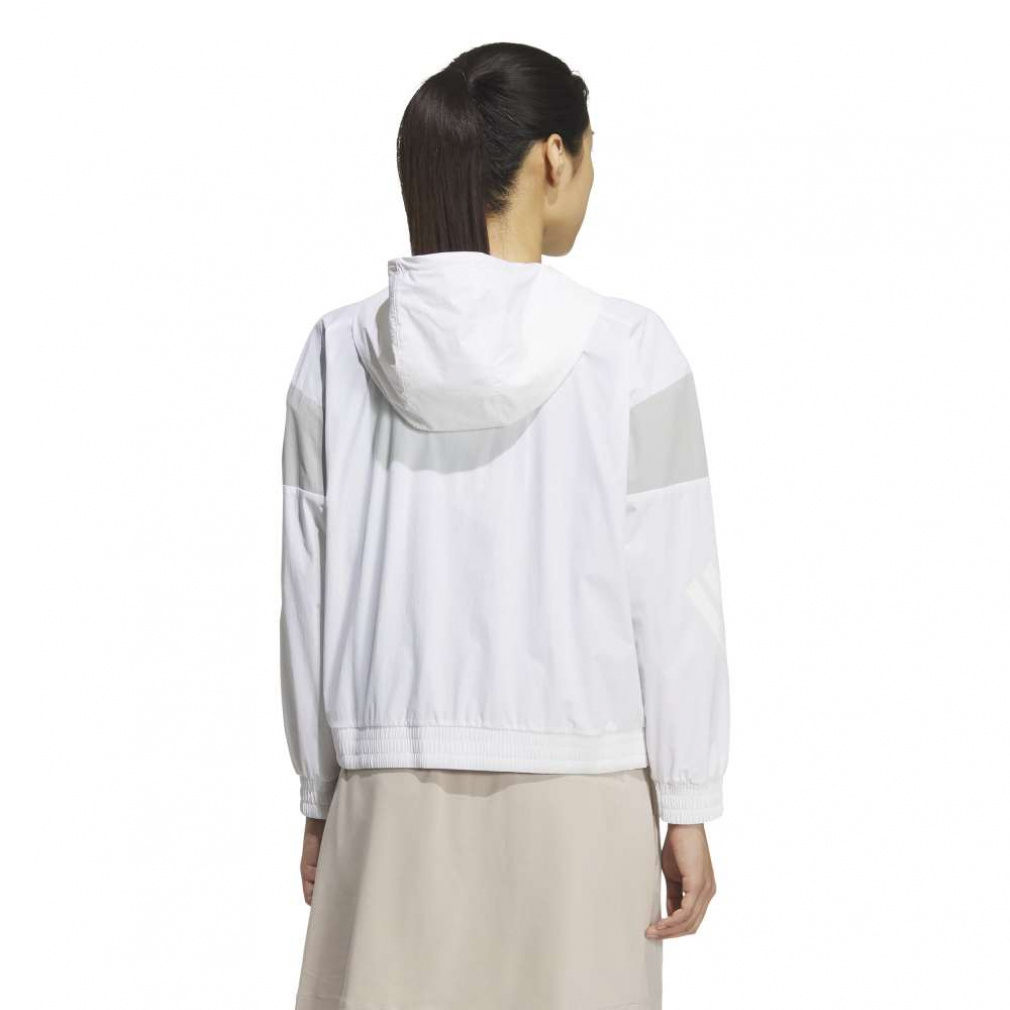 adidas Ladies' Golf Wear Beyond The Course Color Block Water-Repellent Anorak KB5672