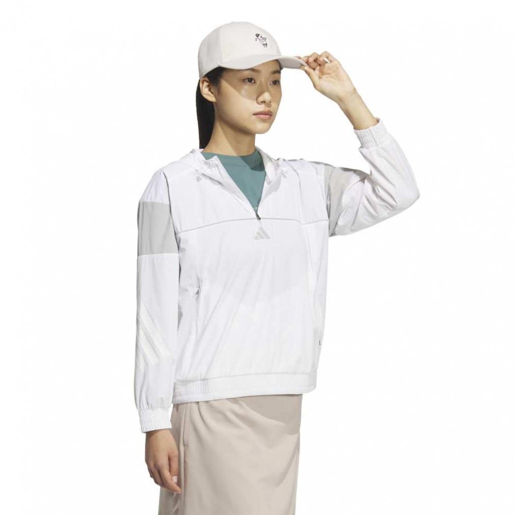 adidas Ladies' Golf Wear Beyond The Course Color Block Water-Repellent Anorak KB5672