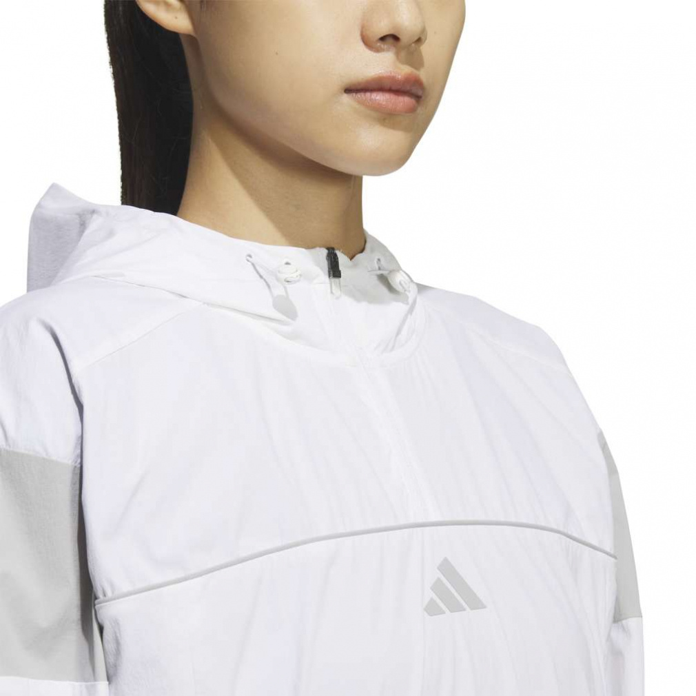adidas Ladies' Golf Wear Beyond The Course Color Block Water-Repellent Anorak KB5672
