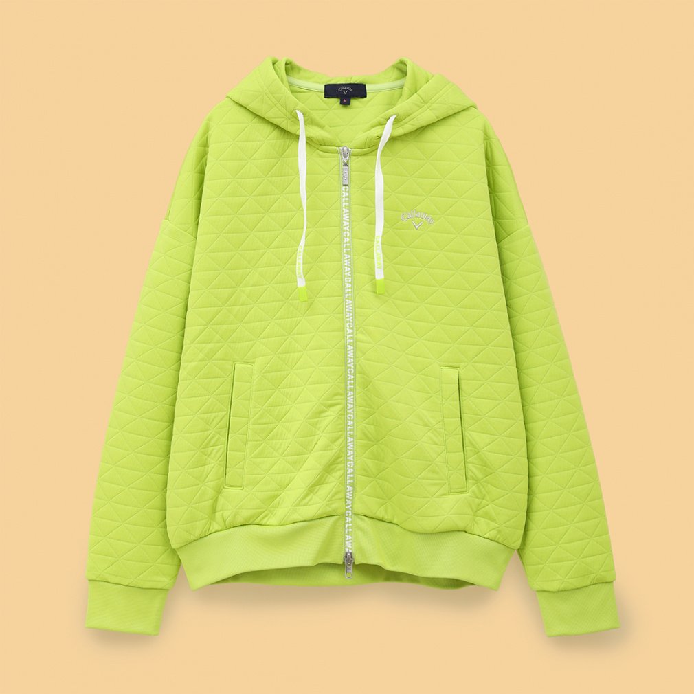 Callaway Women's Golf Wear Quilted Sweat Full-Zip Hoodie C24217206