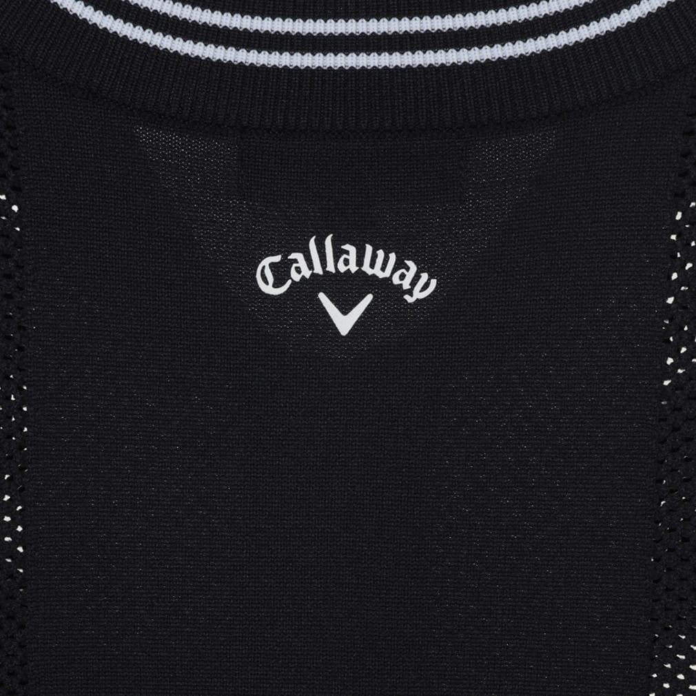 Callaway Ladies' Golf Wear Mesh Knit Full-Zip Knit Blouson C26118200