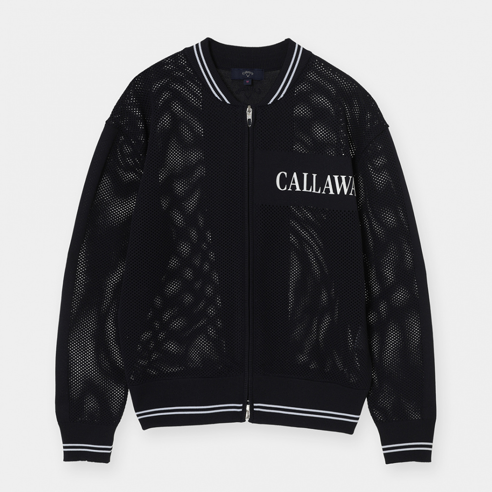 Callaway Ladies' Golf Wear Mesh Knit Full-Zip Knit Blouson C26118200