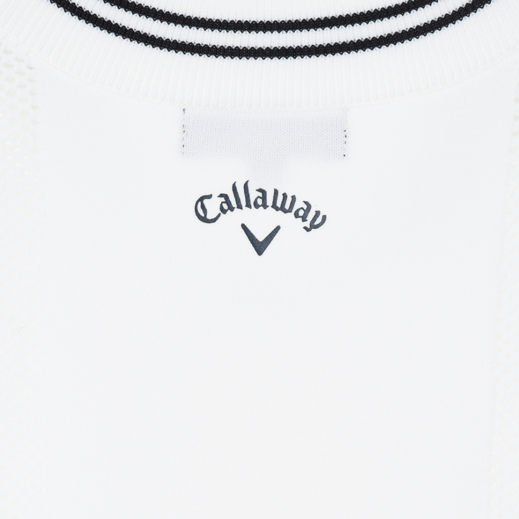 Callaway Ladies' Golf Wear Mesh Knit Full-Zip Knit Blouson C26118200