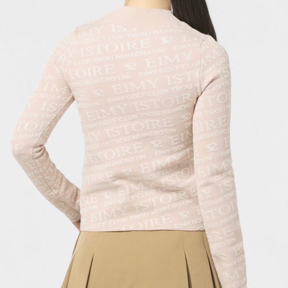 EIMY GOLF Ladies' Golf Wear Plump Monogram Knit Top 1623411002