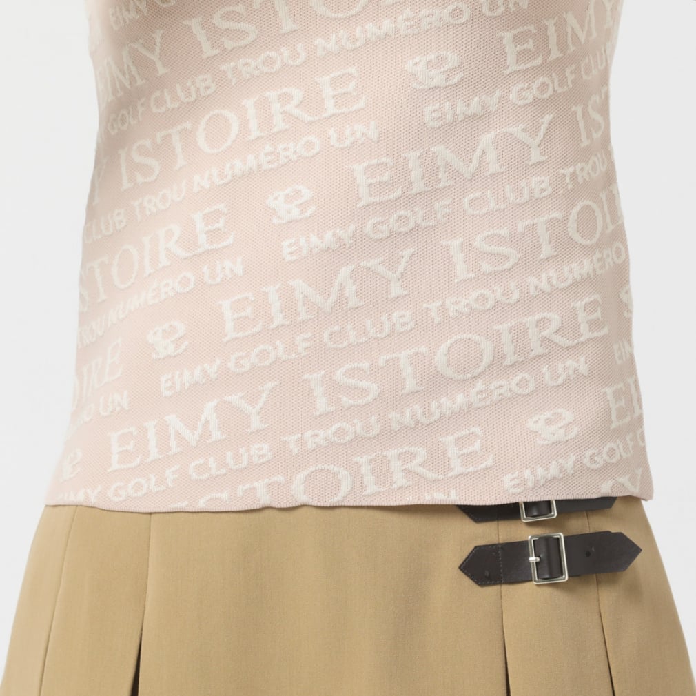 EIMY GOLF Ladies' Golf Wear Plump Monogram Knit Top 1623411002