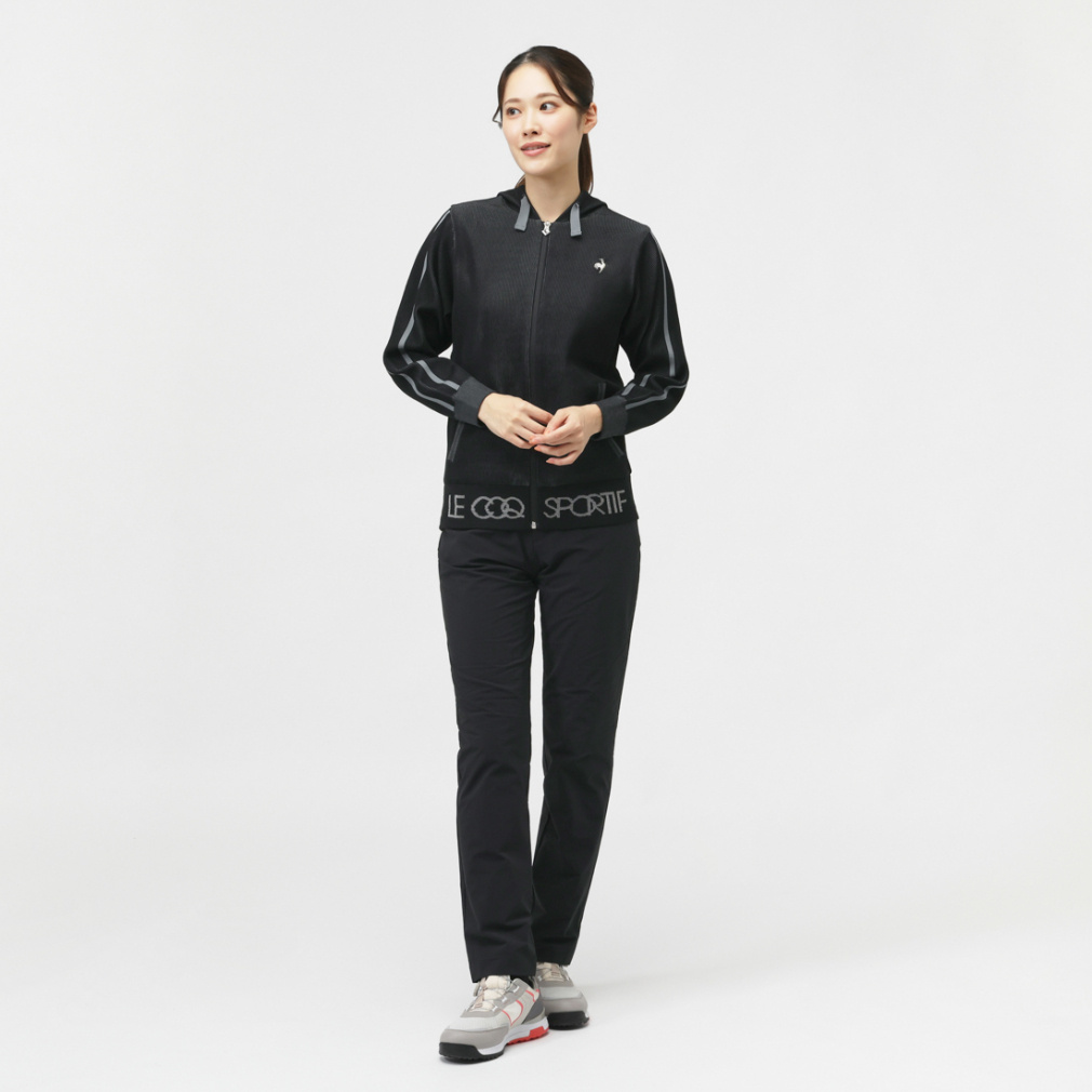 le coq sportif golf Ladies' Golf Wear Full-Zip Hoodie Sweater LG5FST30L