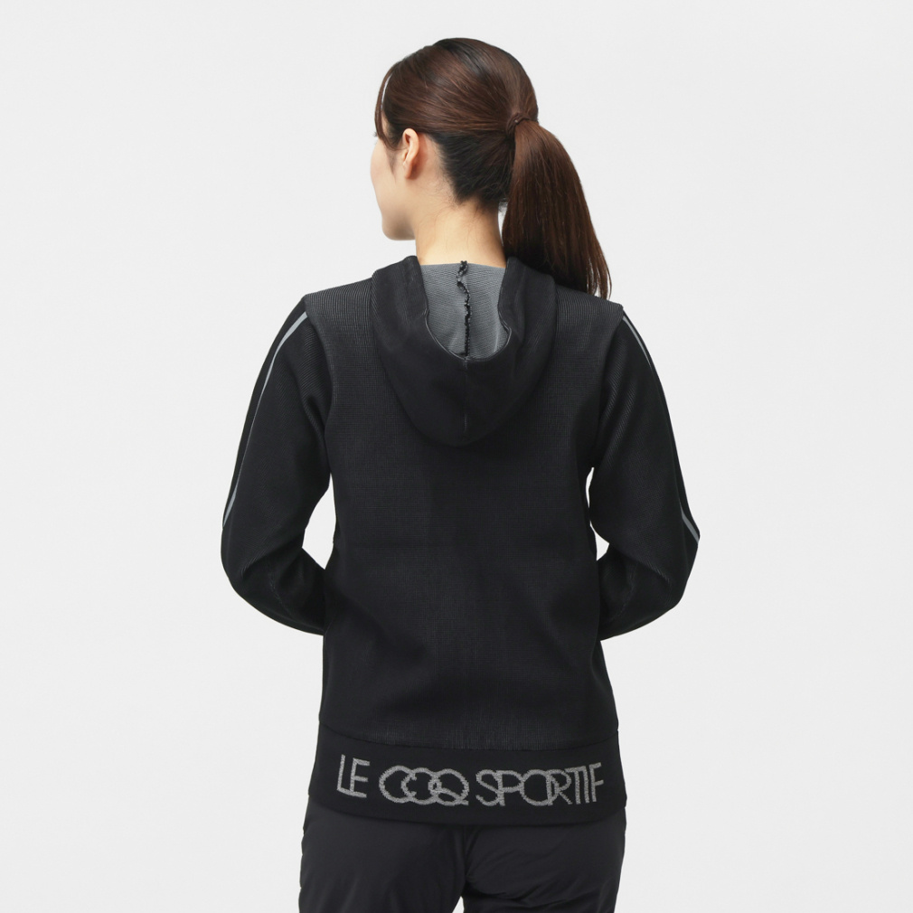 le coq sportif golf Ladies' Golf Wear Full-Zip Hoodie Sweater LG5FST30L