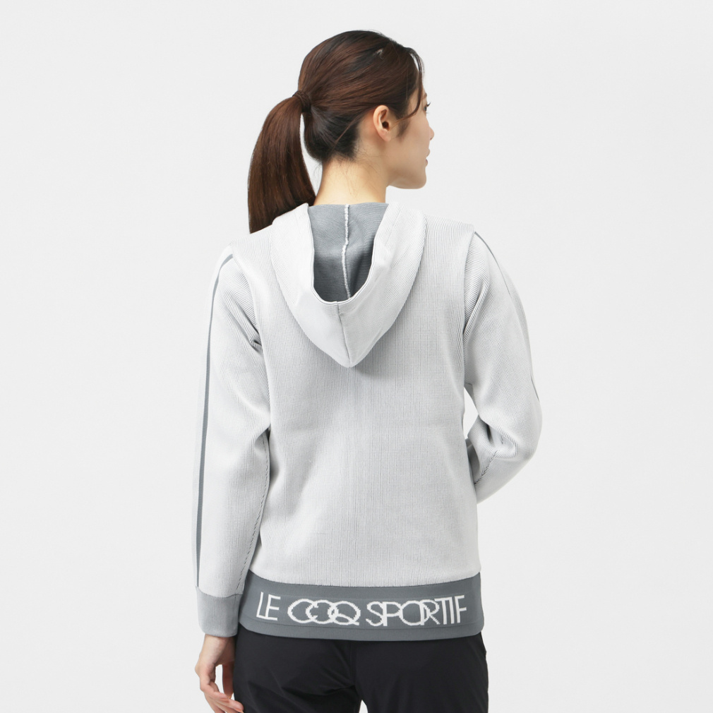 le coq sportif golf Ladies' Golf Wear Full-Zip Hoodie Sweater LG5FST30L