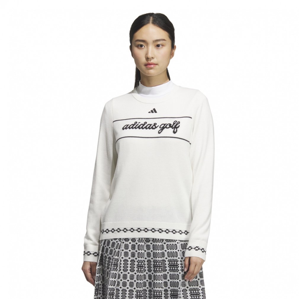 adidas Ladies' Golf Wear Traditional Pattern Sweater JWK02