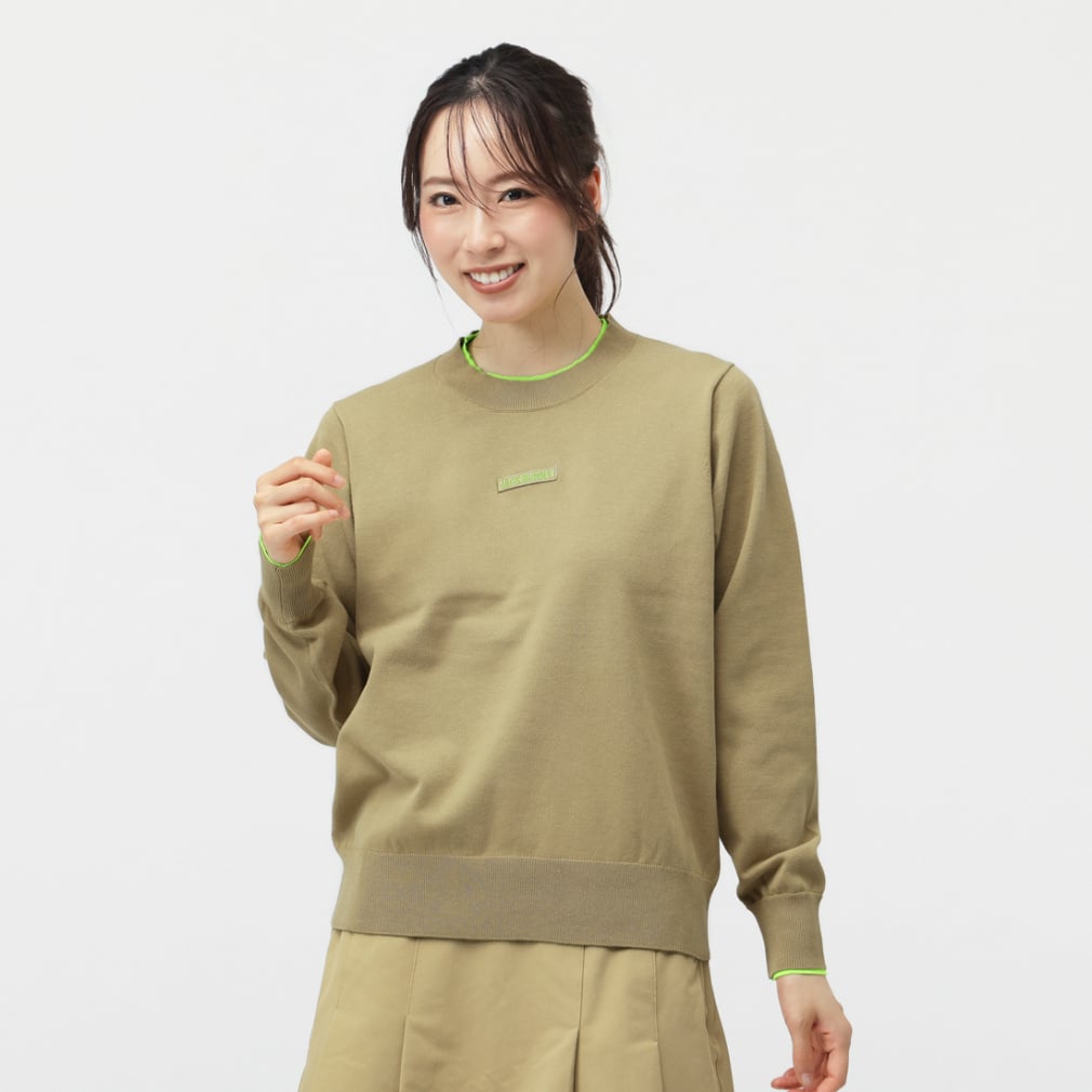 Jack Bunny Ladies' Golf Wear 16G Crew Neck Knit 2635270836