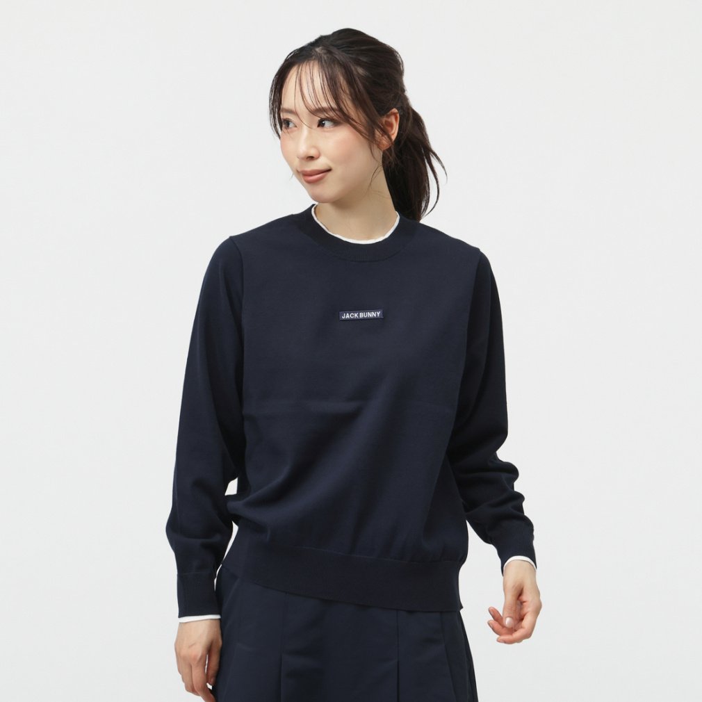 Jack Bunny Ladies' Golf Wear 16G Crew Neck Knit 2635270836