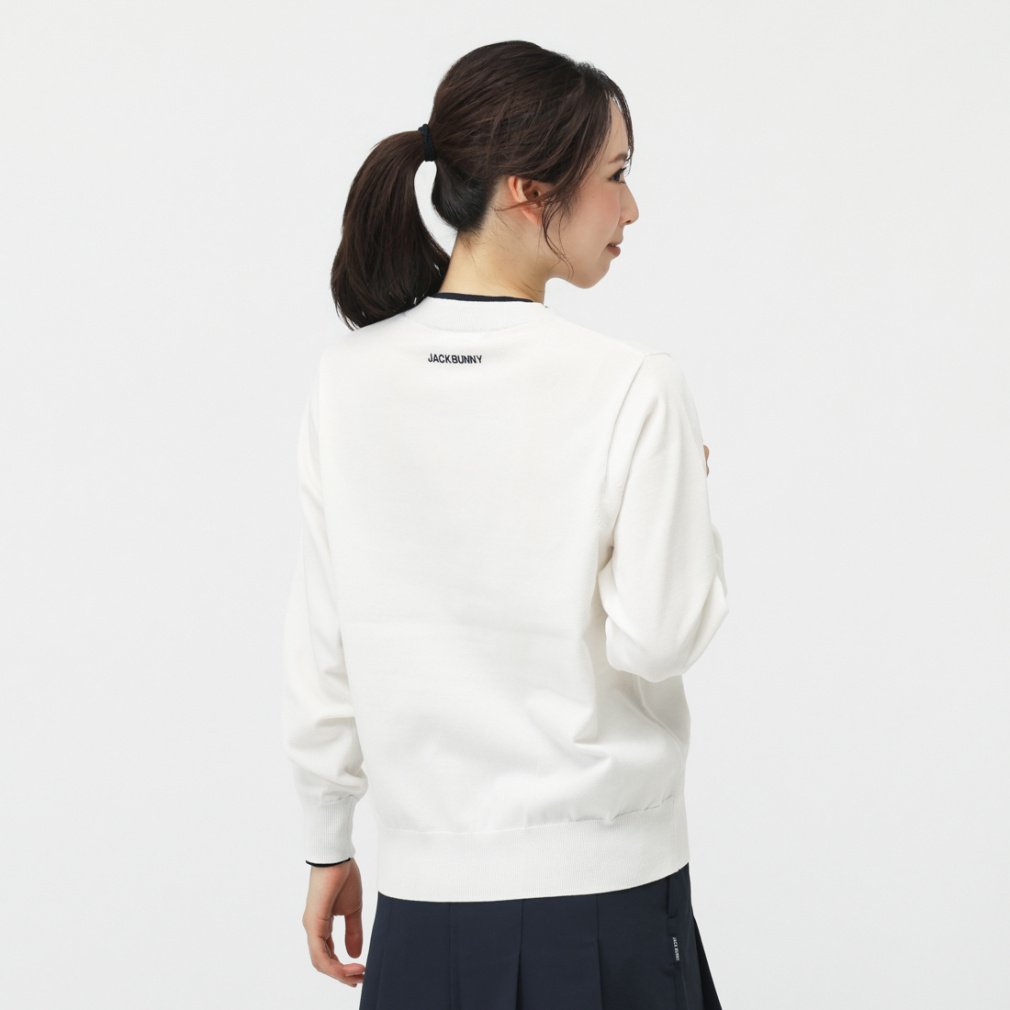 Jack Bunny Ladies' Golf Wear 16G Crew Neck Knit 2635270836