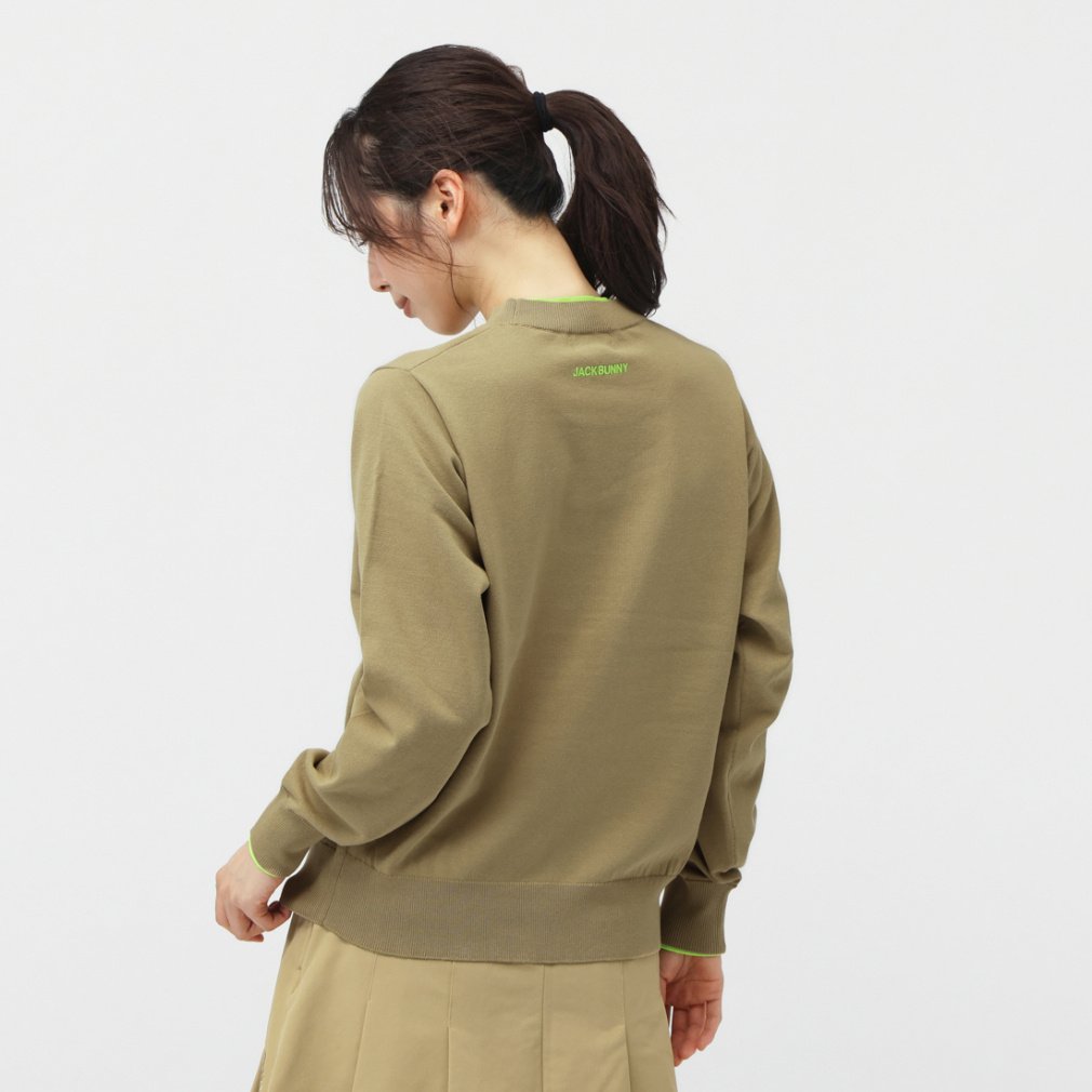 Jack Bunny Ladies' Golf Wear 16G Crew Neck Knit 2635270836