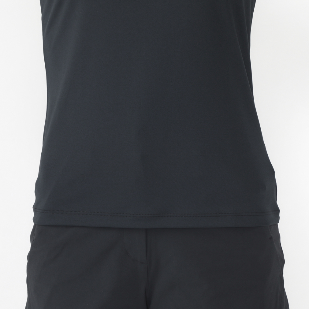 DESCENTE GOLF Women's Golf Wear Half-Zip Bear Smooth Short Sleeve Shirt DG4FHS01L