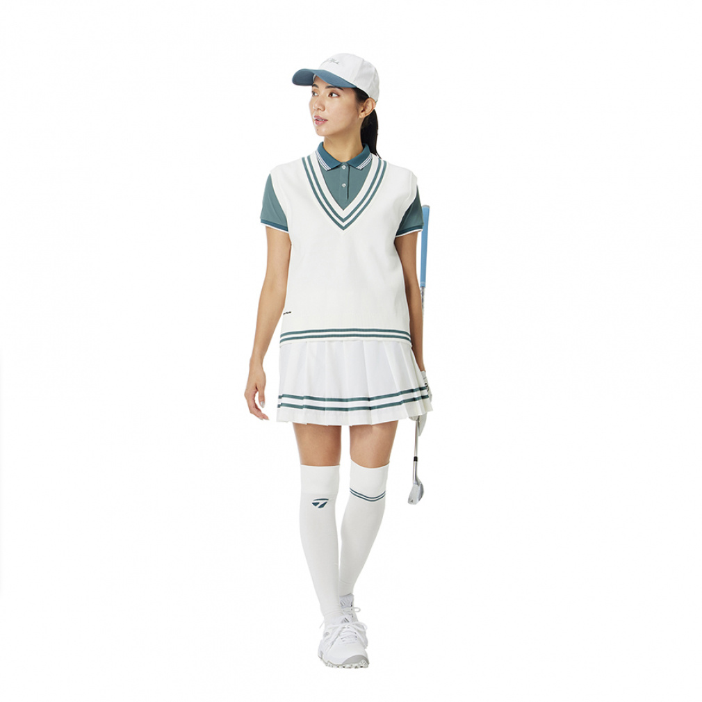 TaylorMade Ladies' Golf Wear V-Neck Lined Sweater Vest TL793