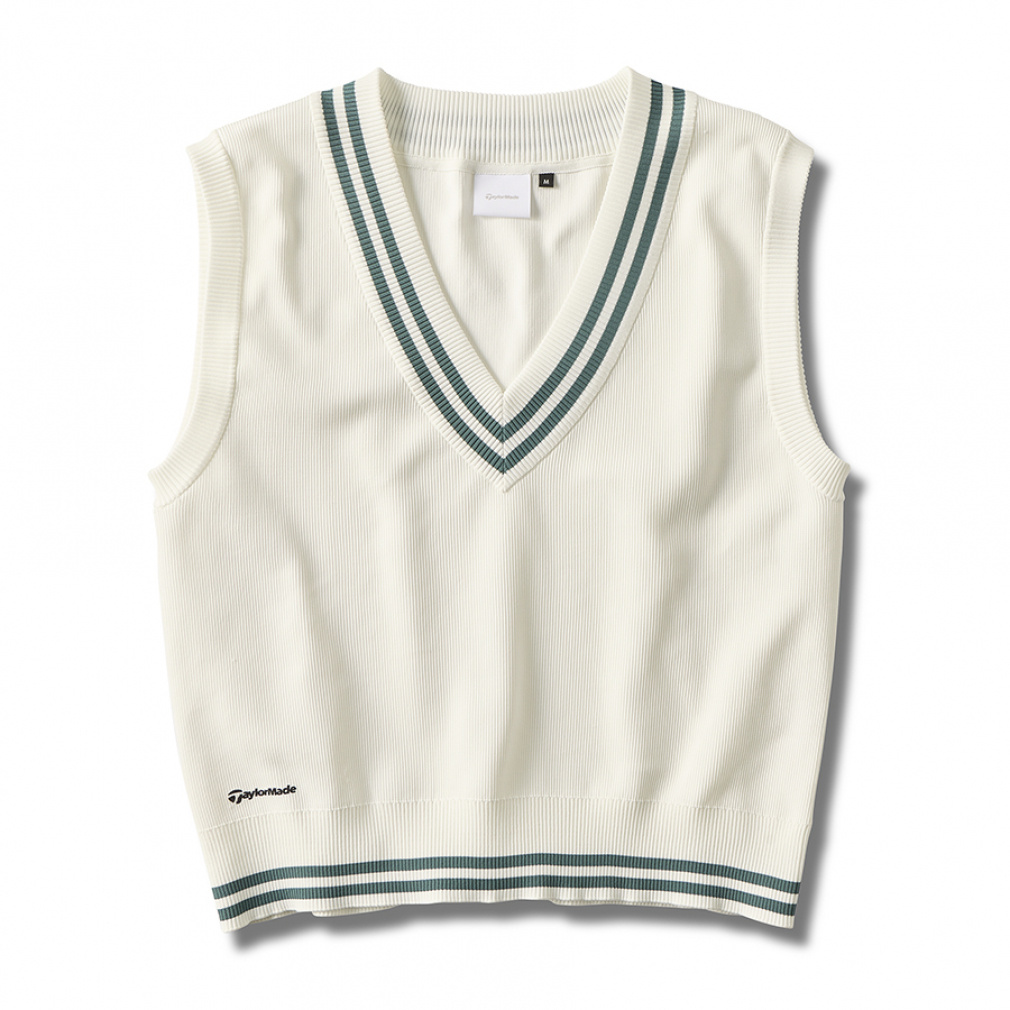 TaylorMade Ladies' Golf Wear V-Neck Lined Sweater Vest TL793