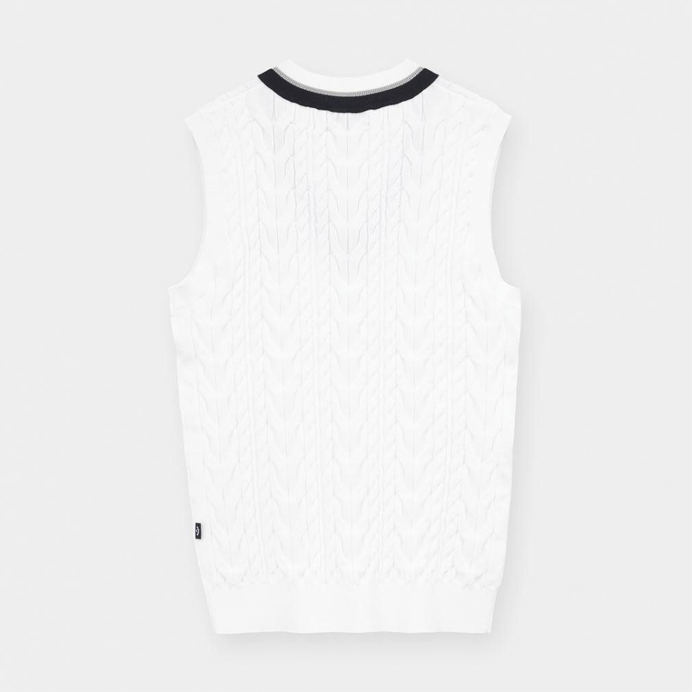 Callaway Ladies' Golf Wear Ribbed V-Neck Knit Vest C26119200