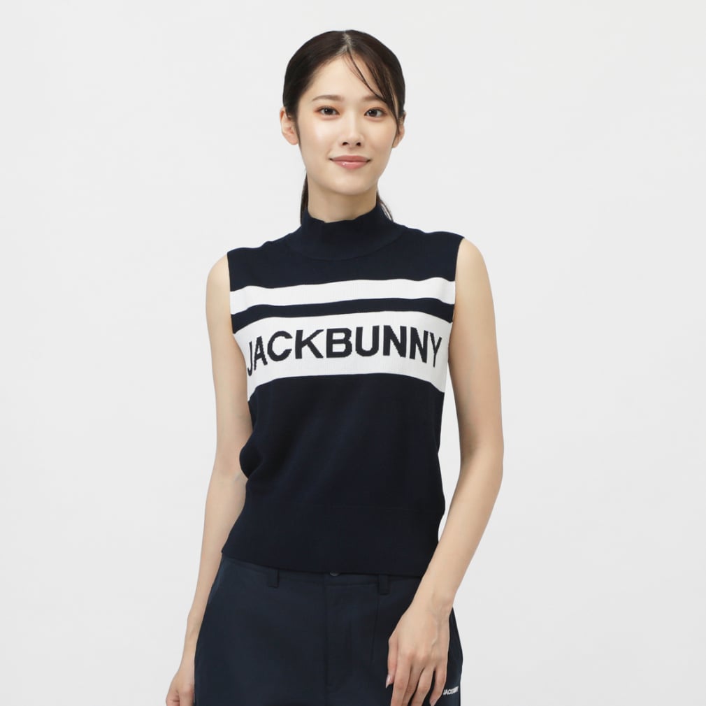 Jack Bunny Ladies' Golf Wear Polyester Sleeveless Knit 2635275738