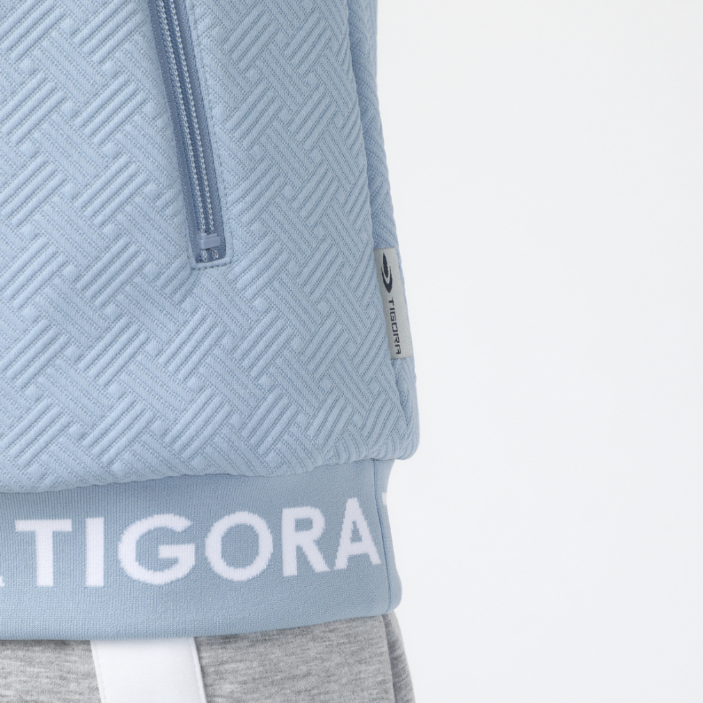 TIGORA Women's Golf Wear Modified Double-Knit Zip Hoodie TR-1T2234F