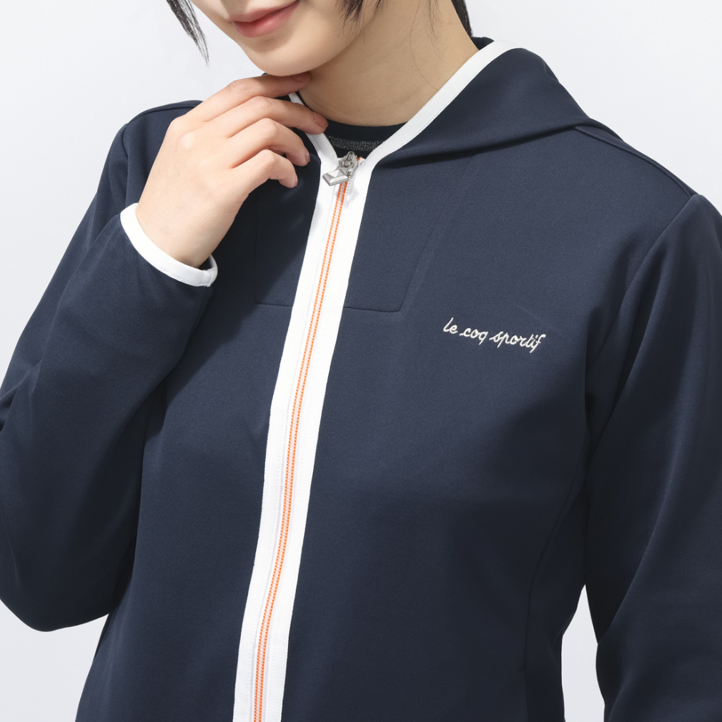 le coq sportif golf Ladies' Golf Wear Full-Zip Hoodie Sweatshirt LG6SSW50L