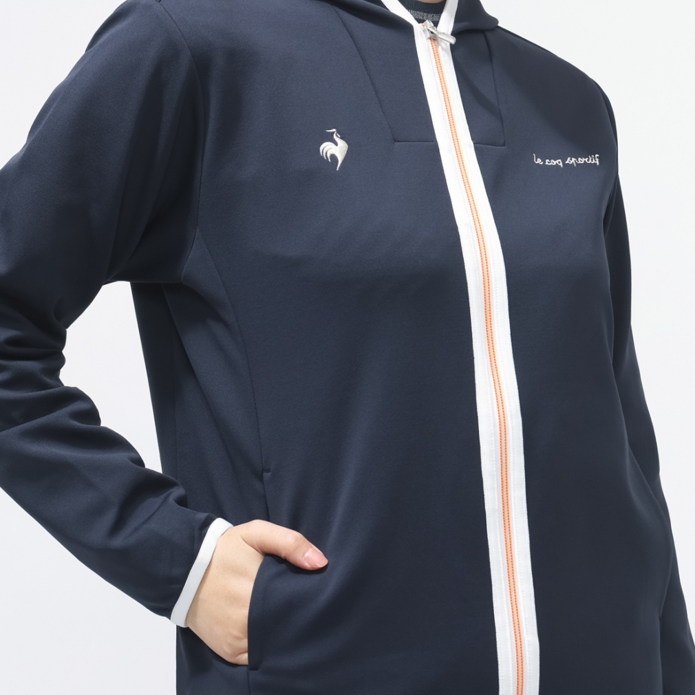 le coq sportif golf Ladies' Golf Wear Full-Zip Hoodie Sweatshirt LG6SSW50L