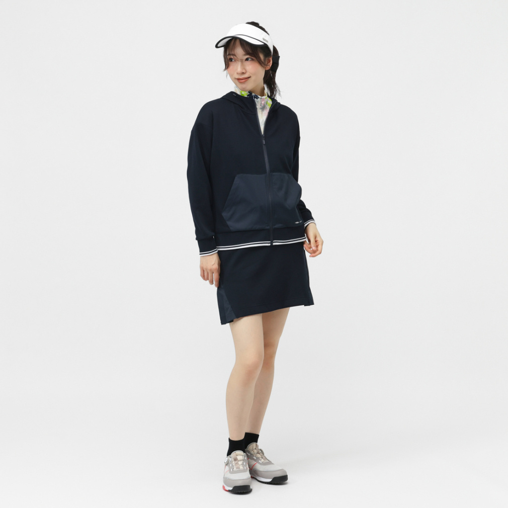 TIGORA Ladies' Golf Wear Cardboard Knit Zip Hoodie TR-1T2605F