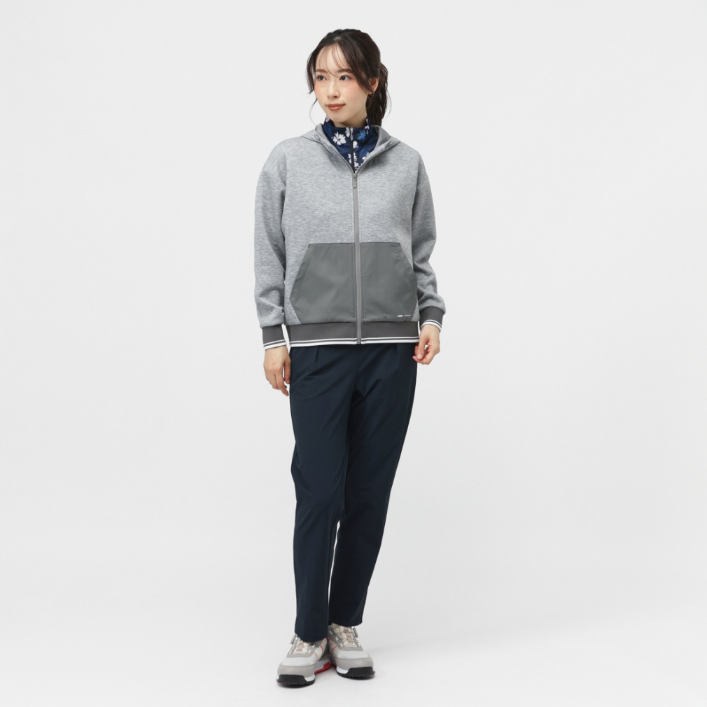 TIGORA Ladies' Golf Wear Cardboard Knit Zip Hoodie TR-1T2605F