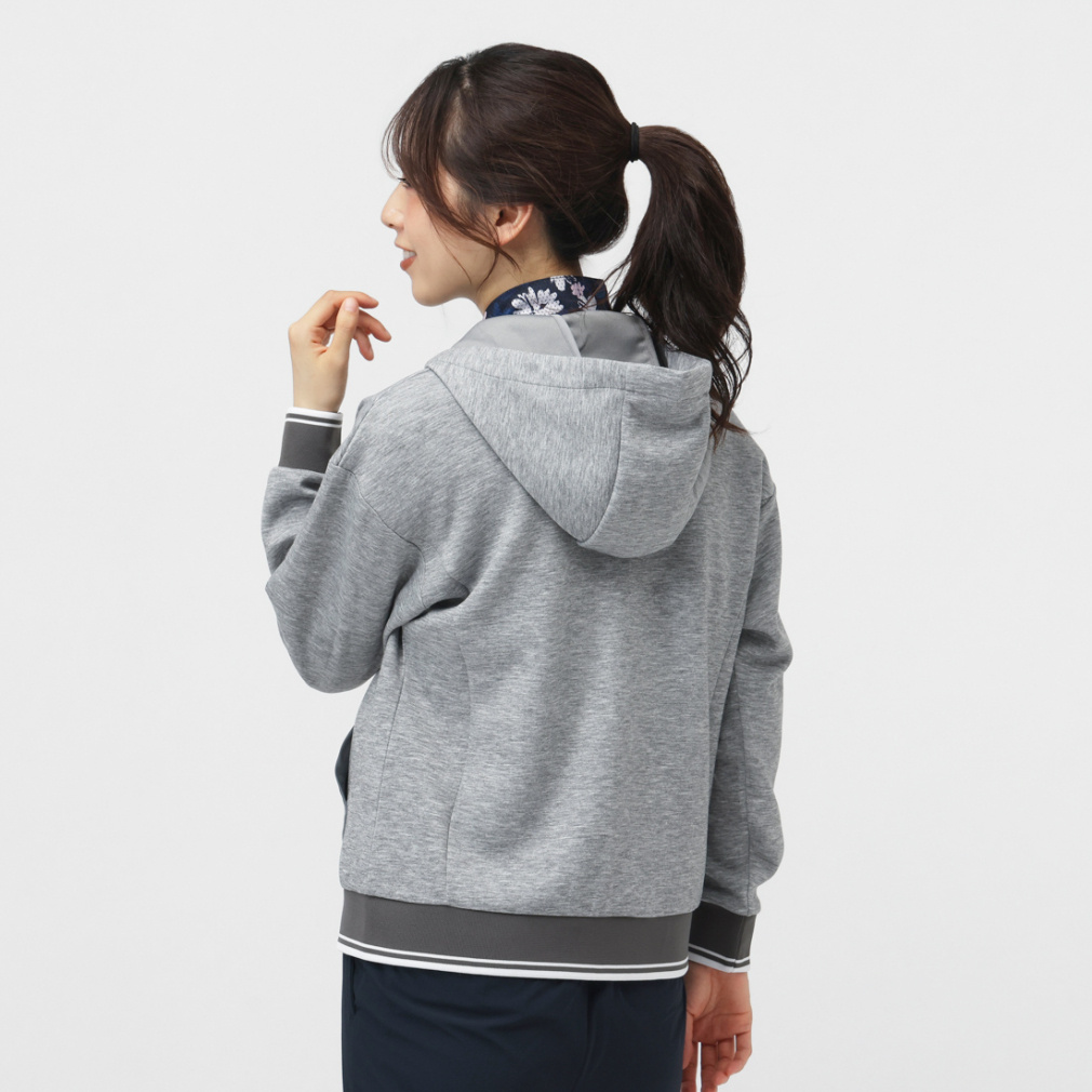 TIGORA Ladies' Golf Wear Cardboard Knit Zip Hoodie TR-1T2605F