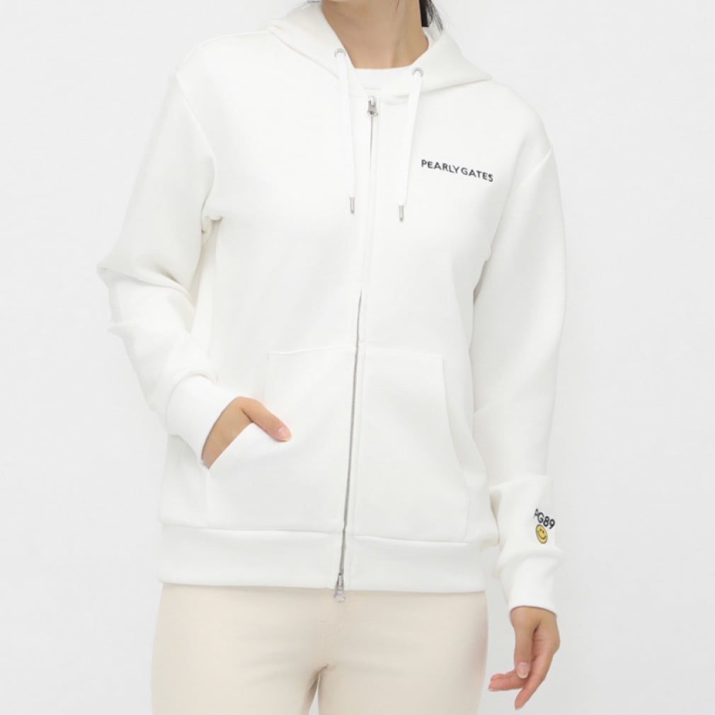 PEARLY GATES Ladies Golf Wear Double Knit Full-Zip Hoodie 0554262094