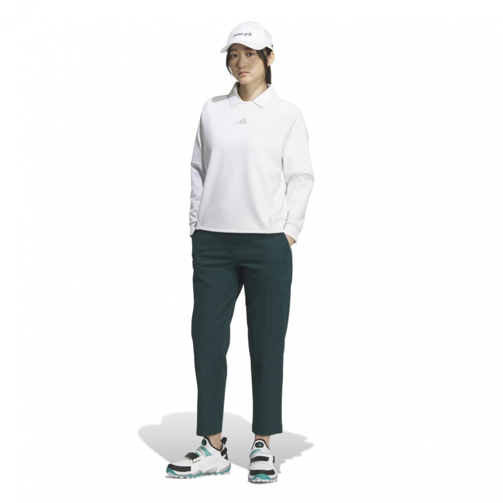 adidas Ladies' Golf Wear Beyond the Course Fabric Mix Pullover Sweatshirt JWJ87
