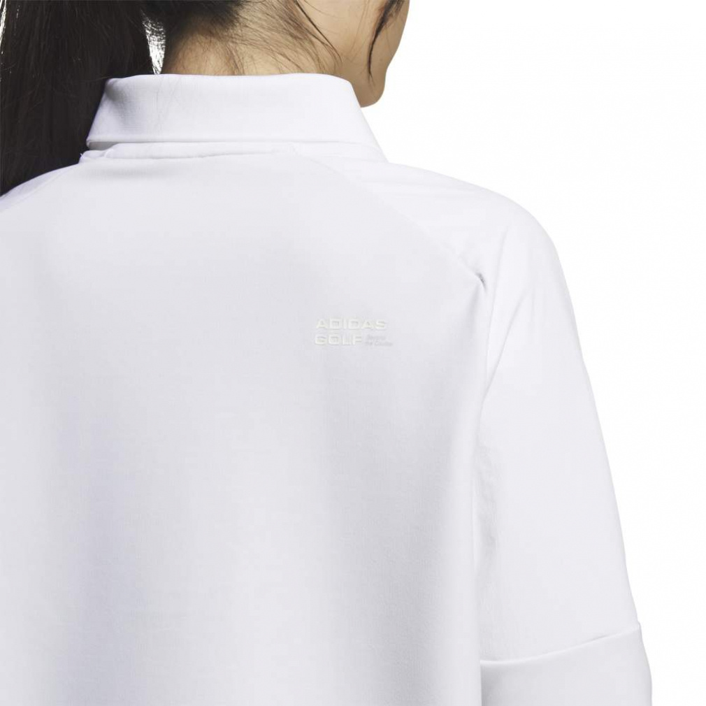 adidas Ladies' Golf Wear Beyond the Course Fabric Mix Pullover Sweatshirt JWJ87