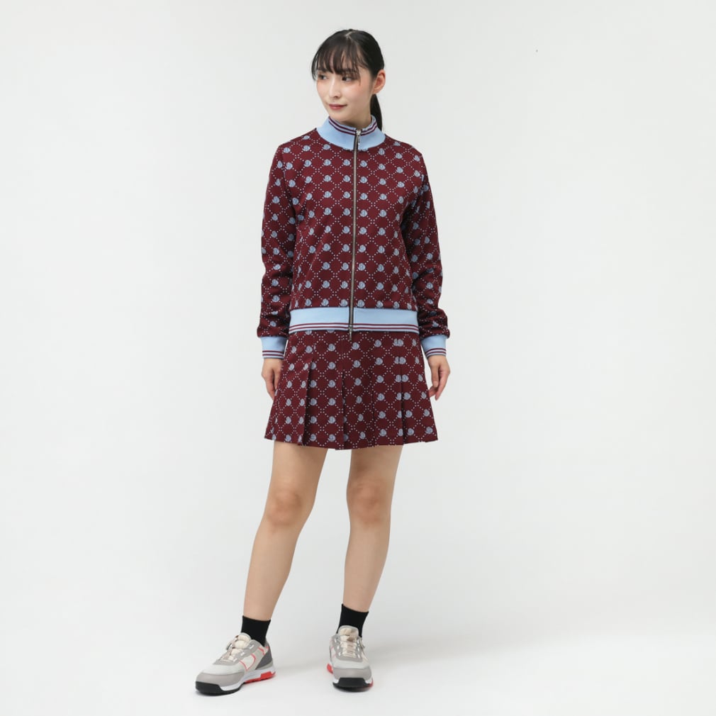 Jack Bunny Ladies' Golf Wear Logo Monogram JQ Long Sleeve Cut & Sew 2635262010