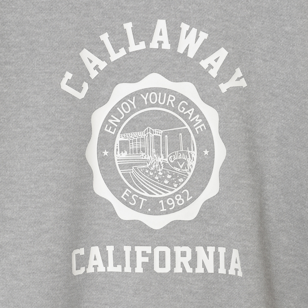 Callaway Ladies' Golf Wear French Terry Short-Sleeve High Neck Pullover C26117204