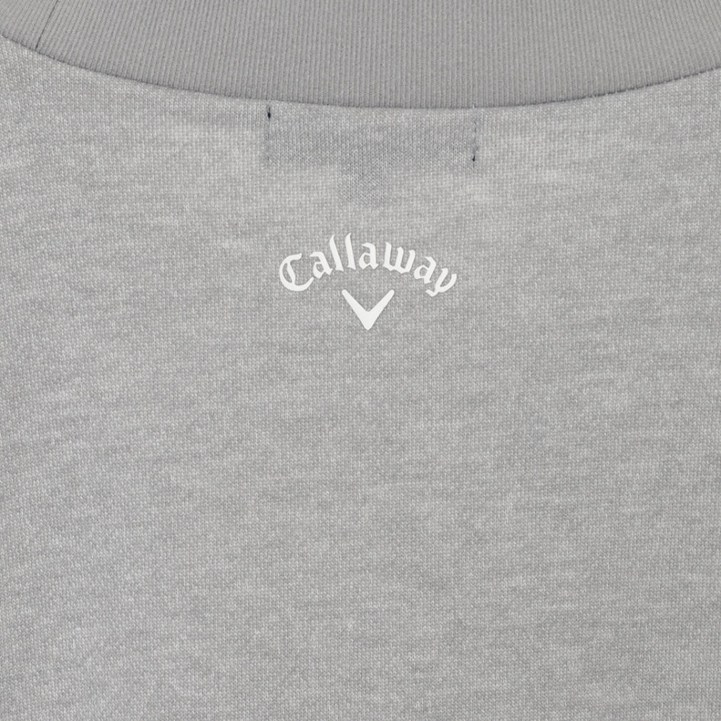 Callaway Ladies' Golf Wear French Terry Short-Sleeve High Neck Pullover C26117204