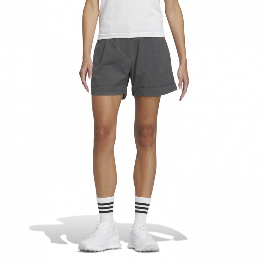 adidas Women's Golf Wear ULT365 Mini Check Stretch Shorts IKJ58