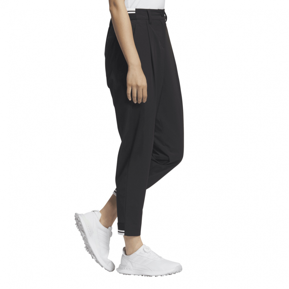 adidas Ladies' Golf Wear Beyond the Course Water-Repellent Side Pocket Loose Fit Ankle Pants KTN30