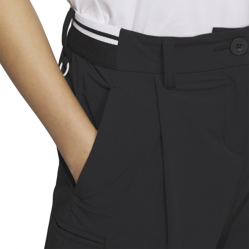 adidas Ladies' Golf Wear Beyond the Course Water-Repellent Side Pocket Loose Fit Ankle Pants KTN30