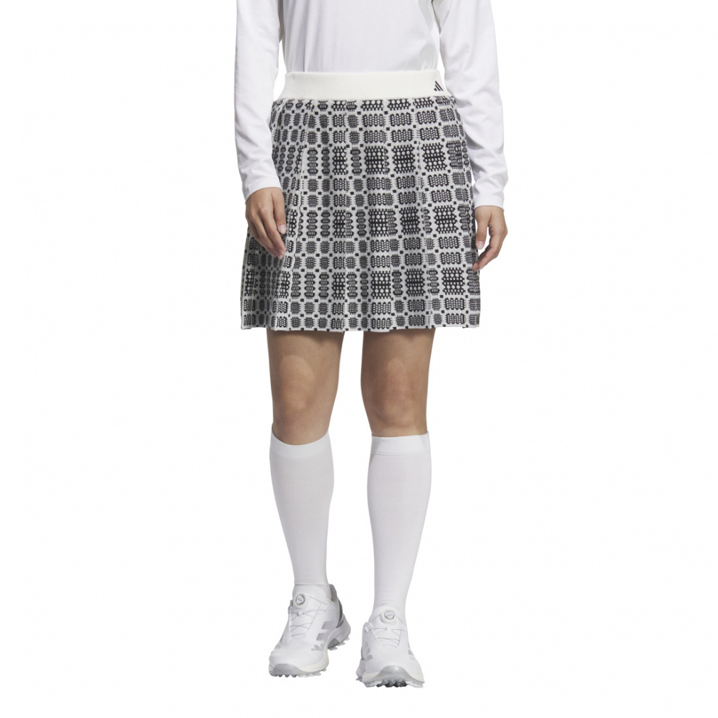adidas Ladies' Golf Wear Traditional Pattern Knit Skirt JWK03