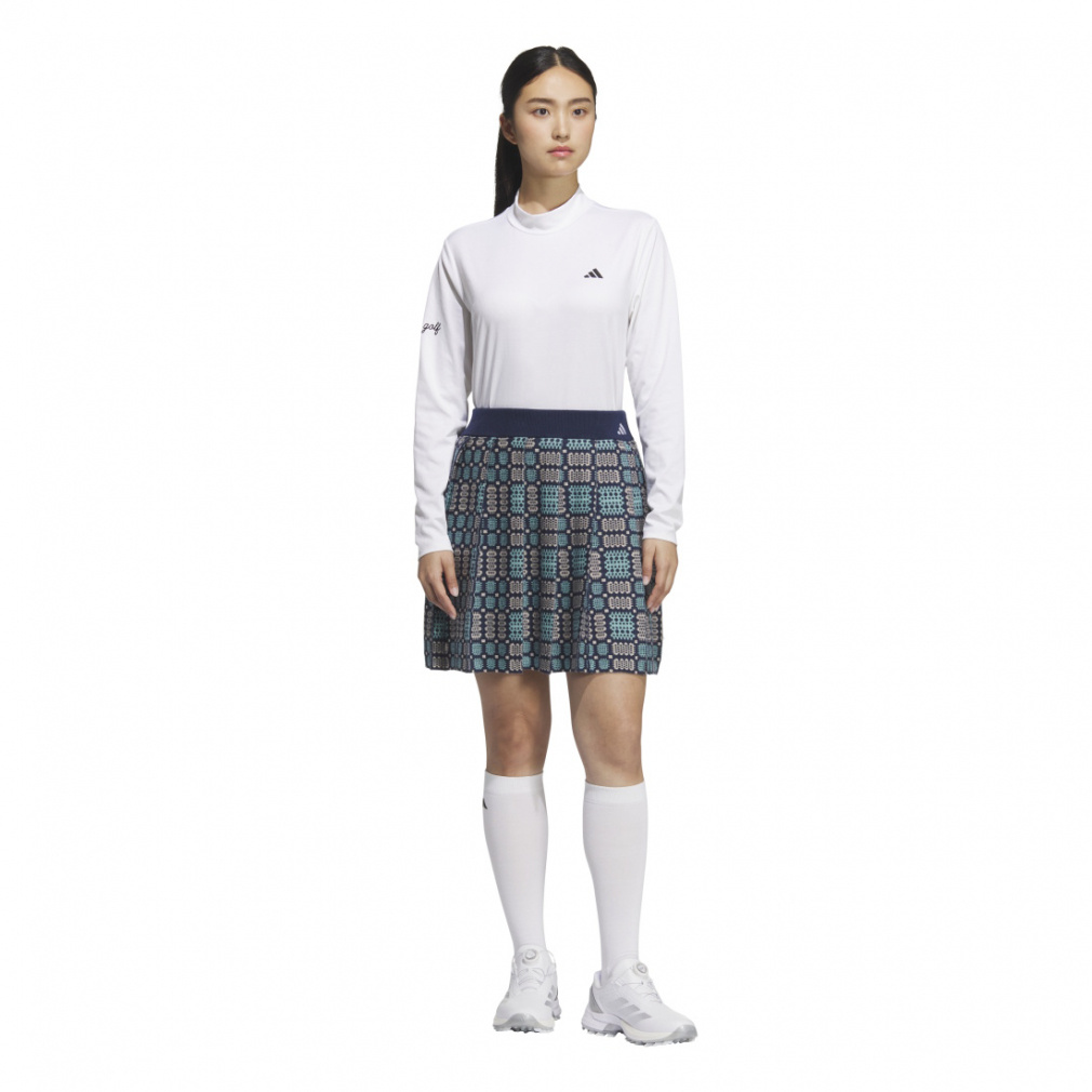 adidas Ladies' Golf Wear Traditional Pattern Knit Skirt JWK03