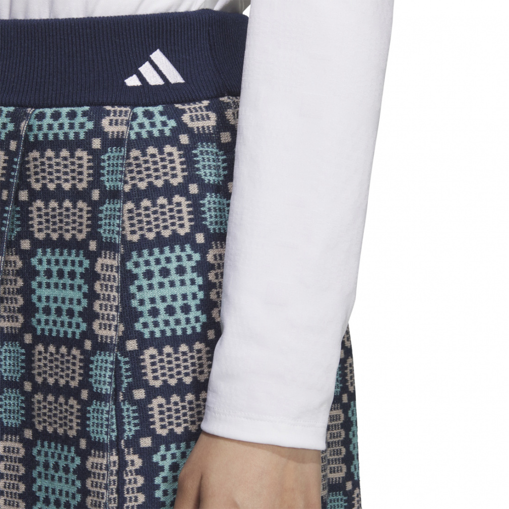 adidas Ladies' Golf Wear Traditional Pattern Knit Skirt JWK03
