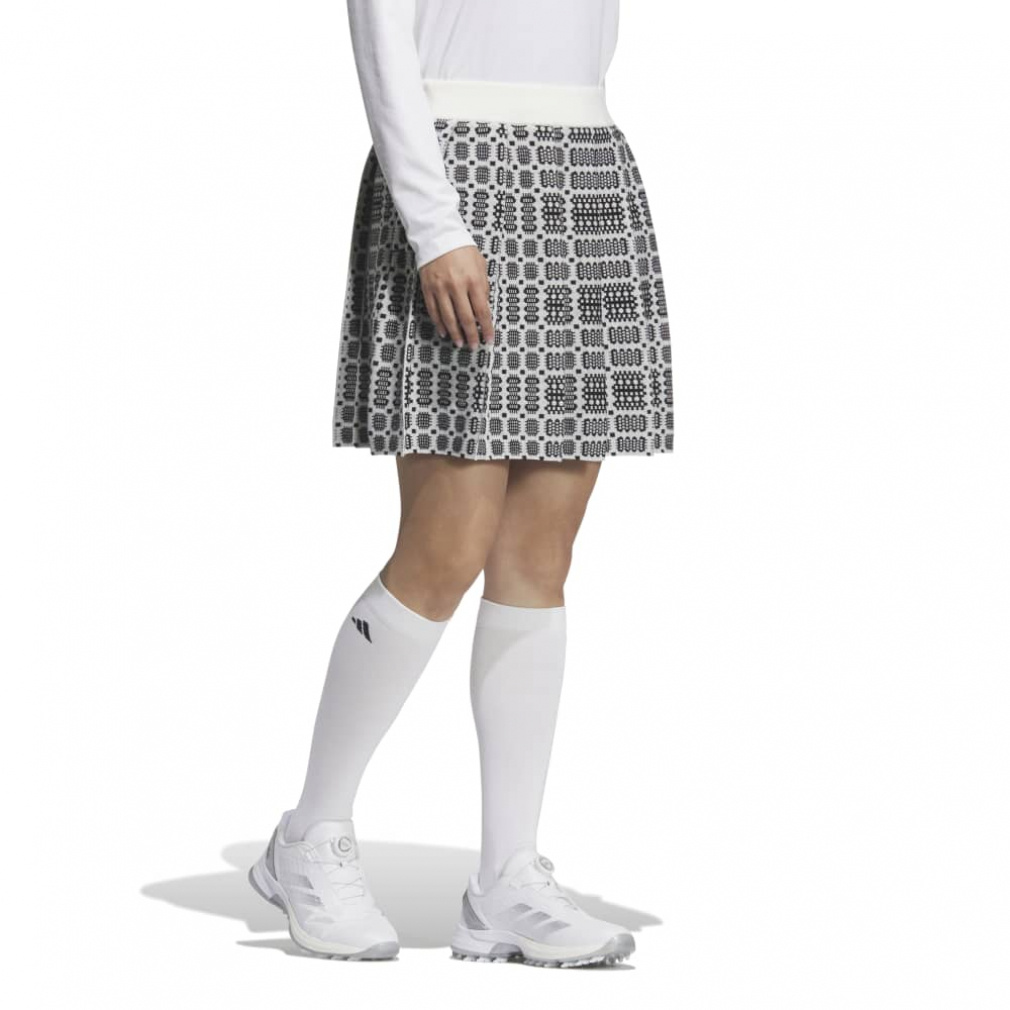 adidas Ladies' Golf Wear Traditional Pattern Knit Skirt JWK03