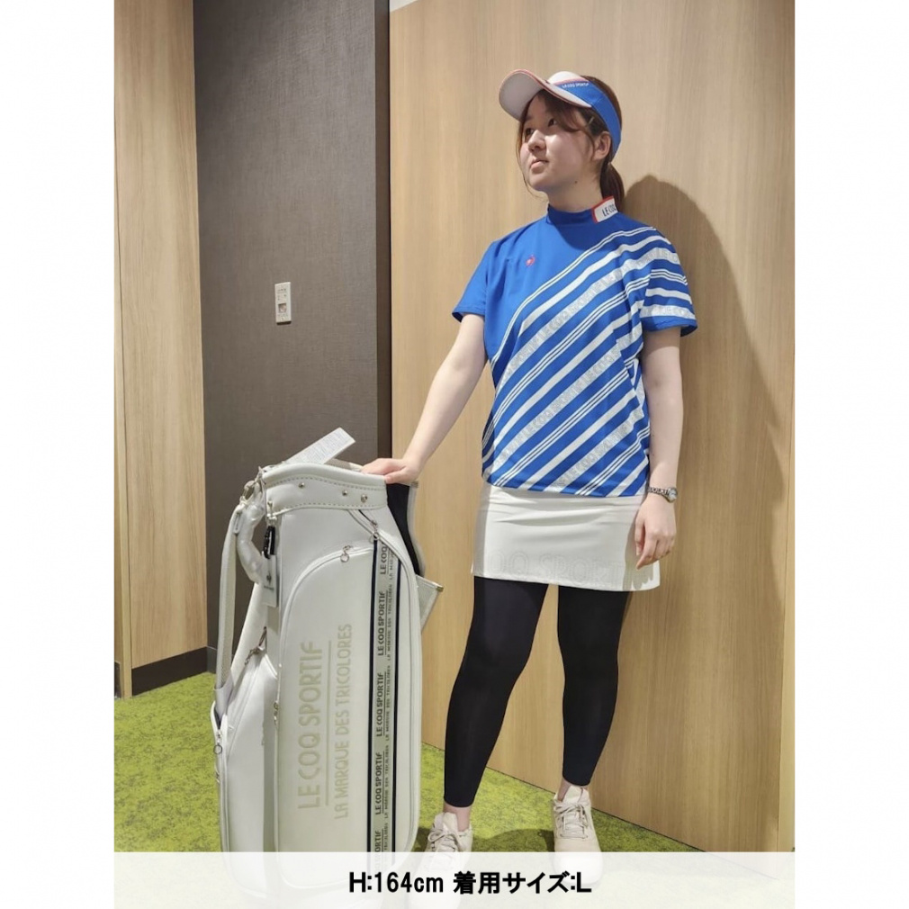 le coq sportif golf Ladies Golf Wear Hem Logo Sporty Skirt QGWXJE03