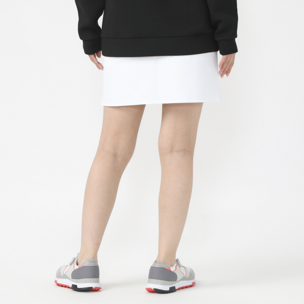 le coq sportif golf Ladies Golf Wear Hem Logo Sporty Skirt QGWXJE03