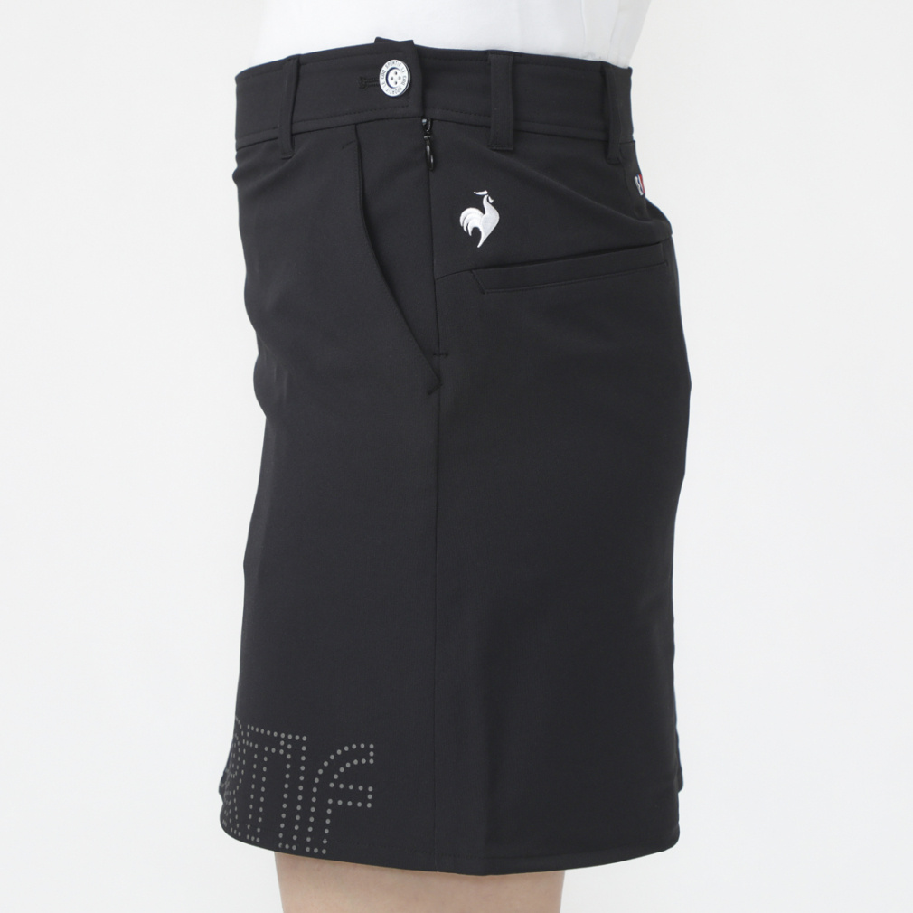 le coq sportif golf Ladies Golf Wear Hem Logo Sporty Skirt QGWXJE03