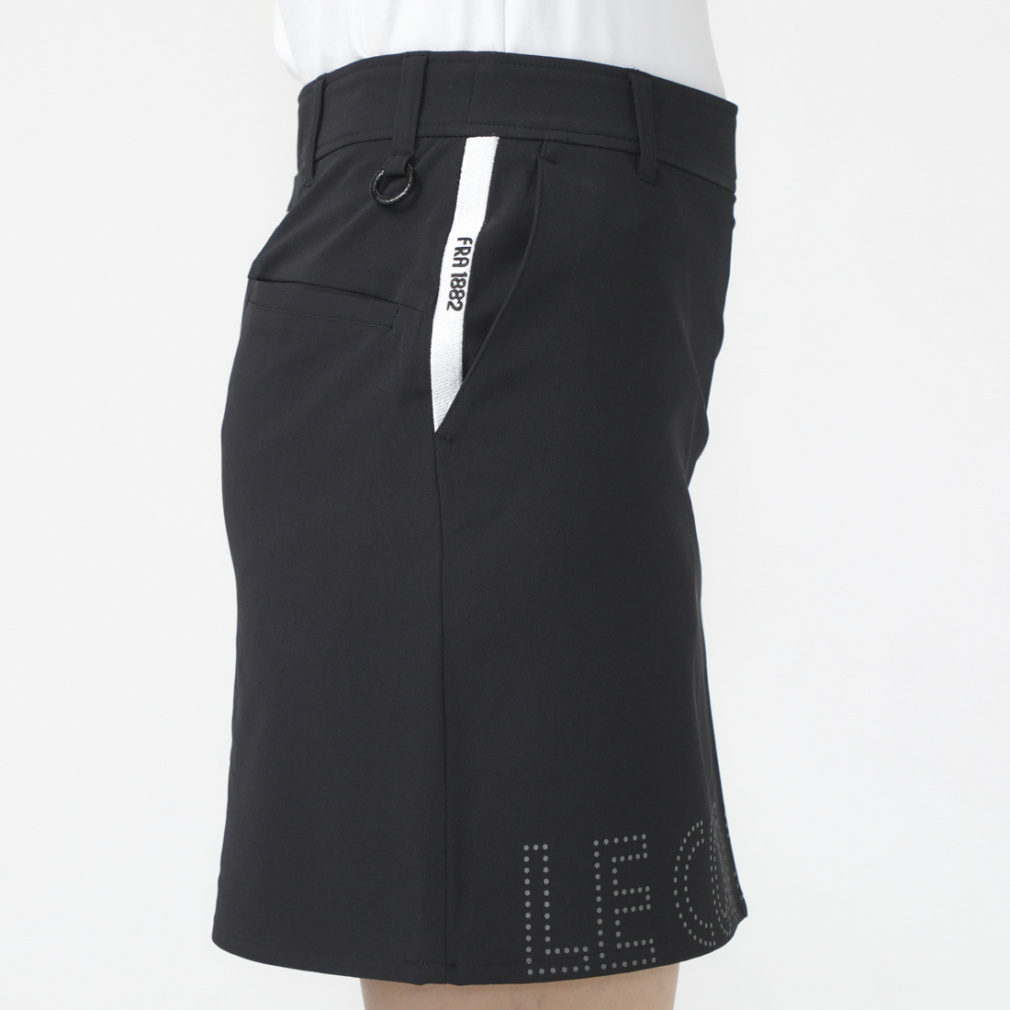 le coq sportif golf Ladies Golf Wear Hem Logo Sporty Skirt QGWXJE03