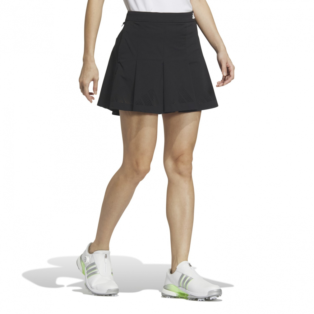 adidas Ladies Golf Wear BOS Logo Punching Flare Skirt IKJ57