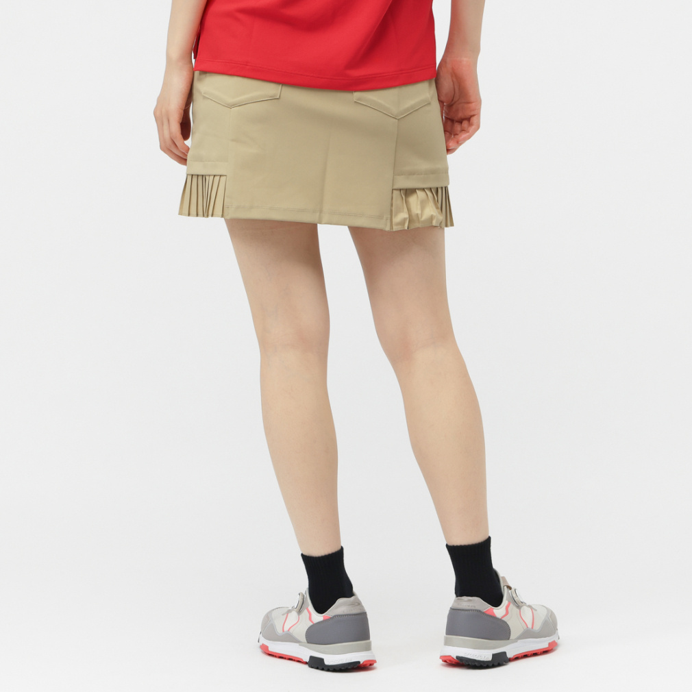 le coq sportif golf Ladies' Golf Apparel Hem Pleated Skirt LG5FSK00L