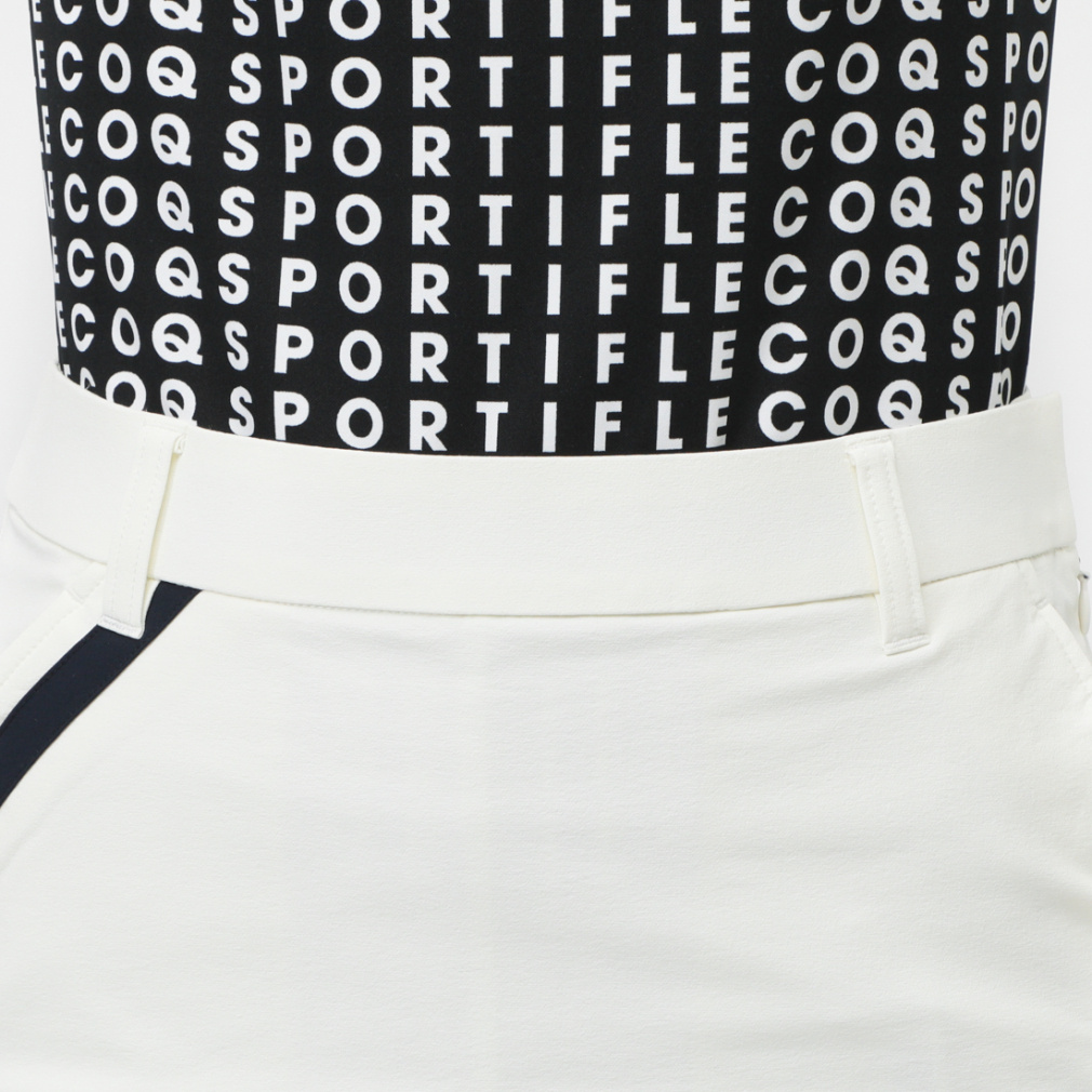 le coq sportif golf Ladies' Golf Apparel Hem Pleated Skirt LG5FSK05L