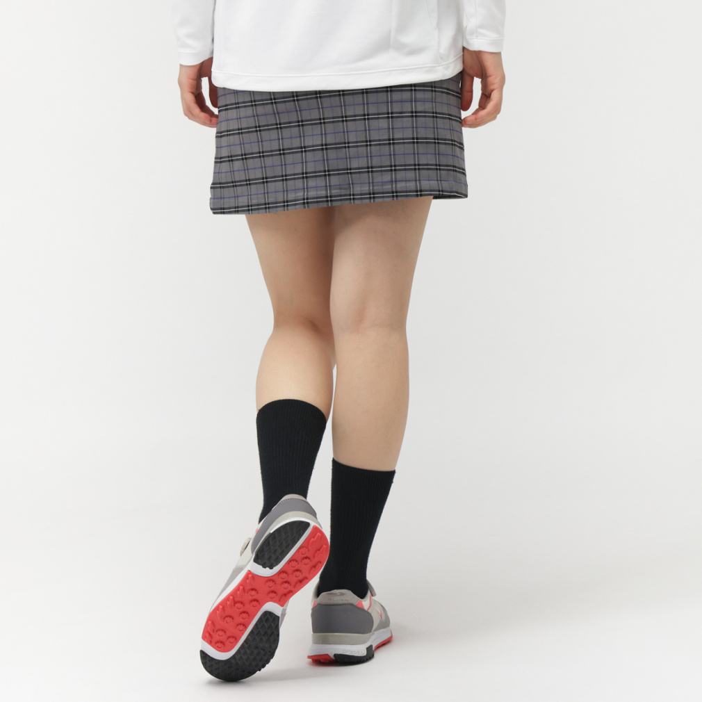 le coq sportif golf Ladies' Golf Apparel Check Pattern Skirt LG5FSK02L